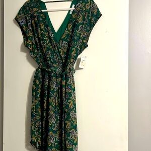 DR2 Dress, XL Green floral XL